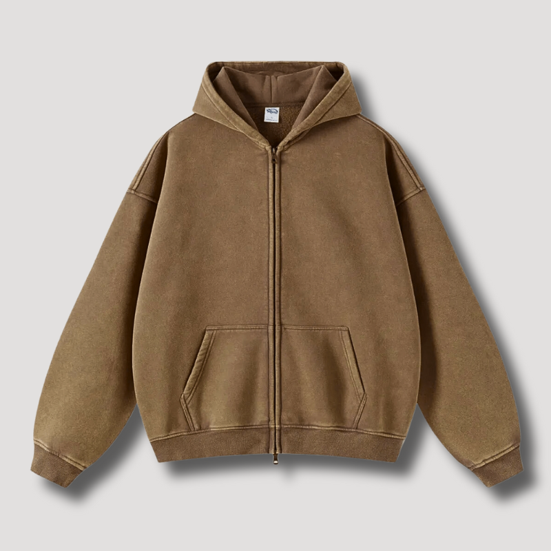Skye Men’s Zip-Up Hoodie – Casual Hooded Sweatshirt with Comfortable Fit